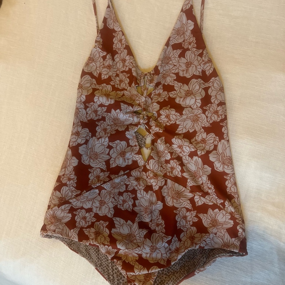 Acacia Swimwear Kokomo One-Piece in Rust (Medium)
